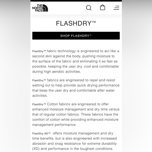 The North Face FlashDry 1/4 Zip Stretch Fleece Pullover Womens Jacket Medium - Picture 7 of 7